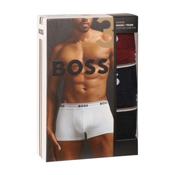 3PACK vīriešu bokseru šorti BOSS daudzkrāsaini (50514928 974)