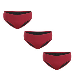 3PACK Menstruālās biksītes Meracus Timeless Burgundy Plus (MEMS106)