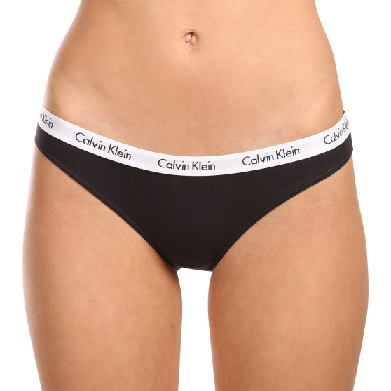 3PACK sieviešu biksītes Calvin Klein melnas (QD3588E-001)