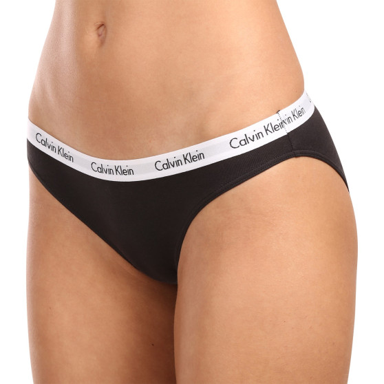 3PACK sieviešu biksītes Calvin Klein melnas (QD3588E-001)