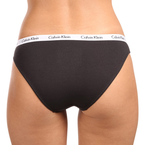 3PACK sieviešu biksītes Calvin Klein melnas (QD3588E-001)