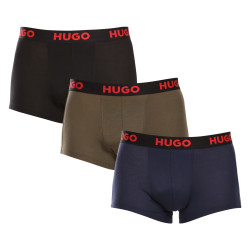 3PACK vīriešu bokseru šorti HUGO daudzkrāsaini (50496723 308)