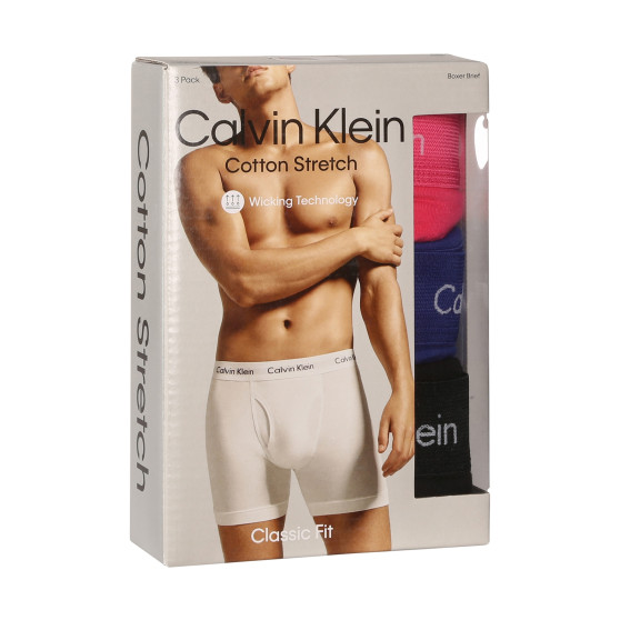 3PACK vīriešu bokseru šorti Calvin Klein daudzkrāsaini (NB2616A-NLT)