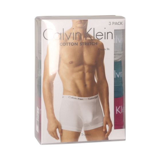 3PACK vīriešu bokseru šorti Calvin Klein daudzkrāsaini (U2662G-MXA)