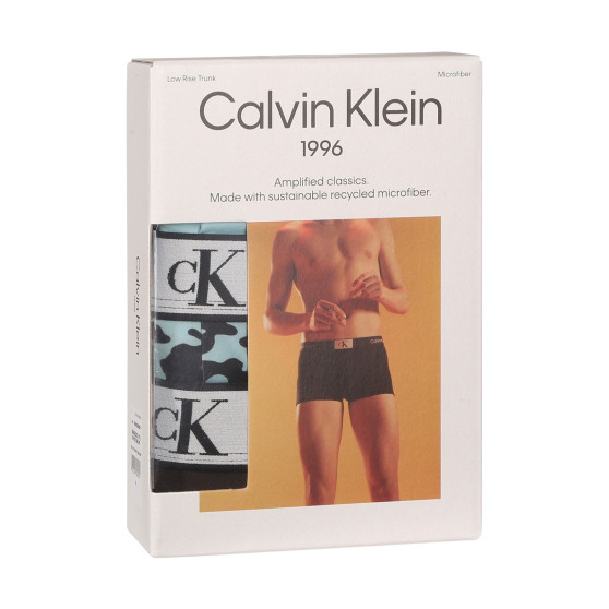 3PACK vīriešu bokseru šorti Calvin Klein daudzkrāsaini (NB3532E-OFO)