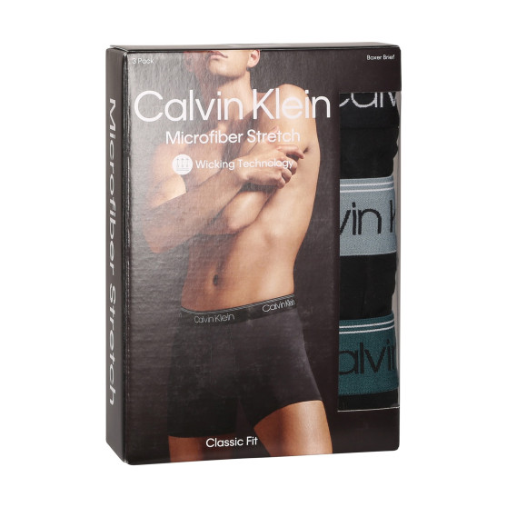 3PACK vīriešu bokseru šorti Calvin Klein melni (NB2570A-N2L)