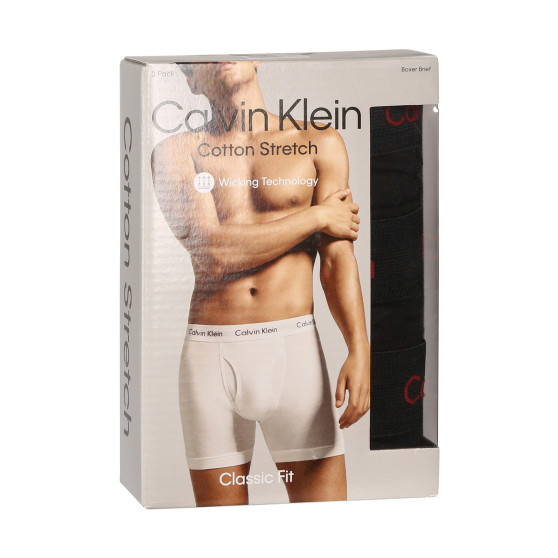 3PACK vīriešu bokseru šorti Calvin Klein melni (NB2616A-NC1)