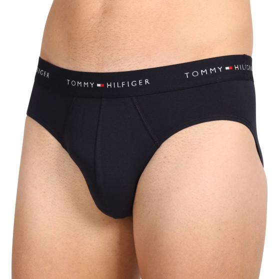 3PACK vīriešu apakšbikses Tommy Hilfiger tumši zilas (UM0UM02904 0XN)