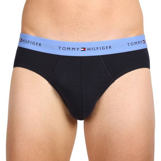 3PACK vīriešu apakšbikses Tommy Hilfiger tumši zilas (UM0UM02904 0XN)