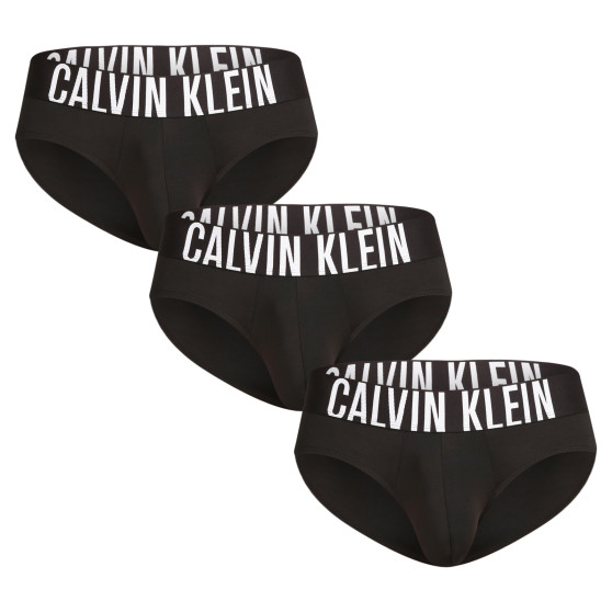 3PACK vīriešu apakšbikses Calvin Klein melnas (NB3610A-UB1)