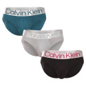 3PACK vīriešu apakšbikses Calvin Klein daudzkrāsains (NB3129A-NA9)