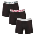 3PACK vīriešu bokseru šorti Calvin Klein melni (NB3131A-NC4)