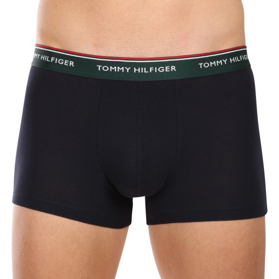 3PACK vīriešu bokseru šorti Tommy Hilfiger tumši zili (UM0UM01642 0XW)