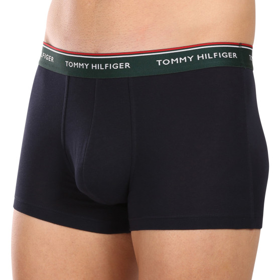 3PACK vīriešu bokseru šorti Tommy Hilfiger tumši zili (UM0UM01642 0XW)