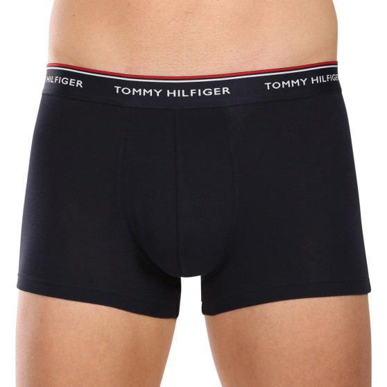 3PACK vīriešu bokseru šorti Tommy Hilfiger tumši zili (UM0UM01642 0XW)