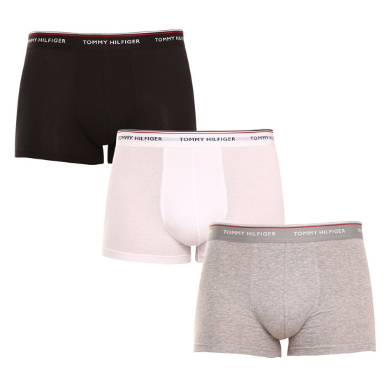 3PACK vīriešu bokseru šorti Tommy Hilfiger daudzkrāsaini (1U87903842 004)