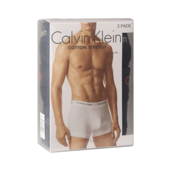 3PACK vīriešu bokseru šorti Calvin Klein melni (U2662G-MWO)