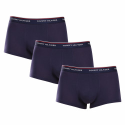 3PACK vīriešu bokseru šorti Tommy Hilfiger tumši zili (1U87903841 409)