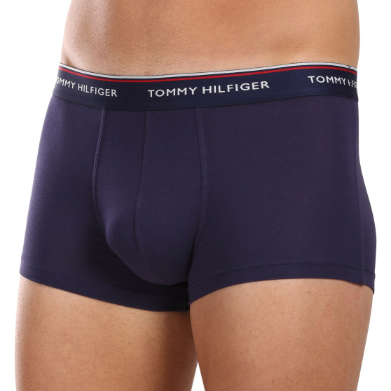 3PACK vīriešu bokseru šorti Tommy Hilfiger tumši zili (1U87903841 409)