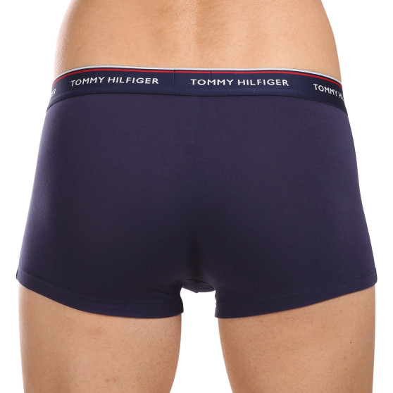 3PACK vīriešu bokseru šorti Tommy Hilfiger tumši zili (1U87903841 409)