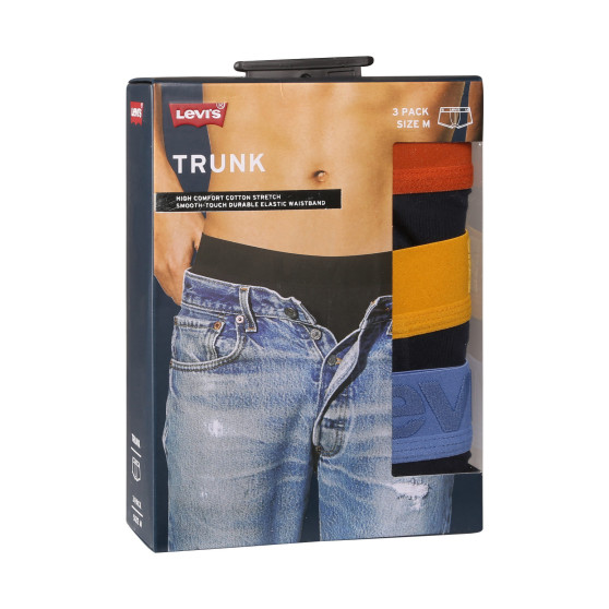 3PACK vīriešu bokseru šorti Levis daudzkrāsaini (905042001 024)