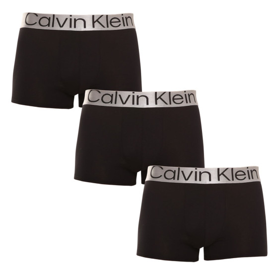 3PACK vīriešu bokseru šorti Calvin Klein melni (NB3130A-7V1)