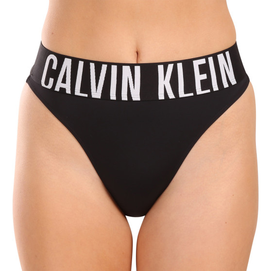 Sieviešu stringi Calvin Klein melni (QF7639E-UB1)