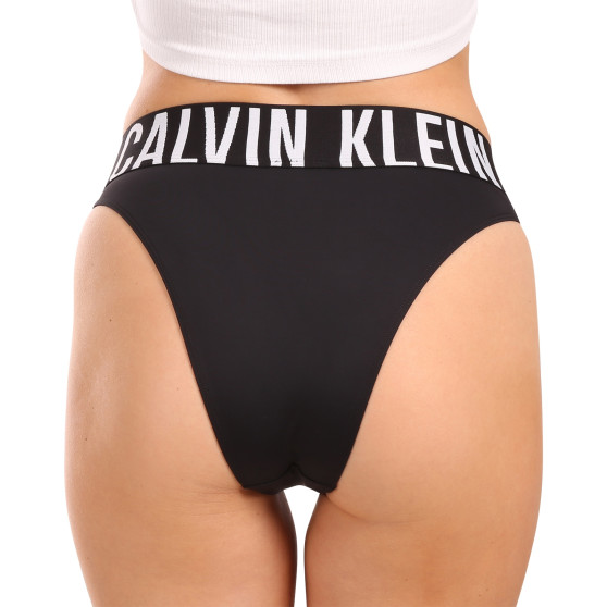 Sieviešu stringi Calvin Klein melni (QF7639E-UB1)