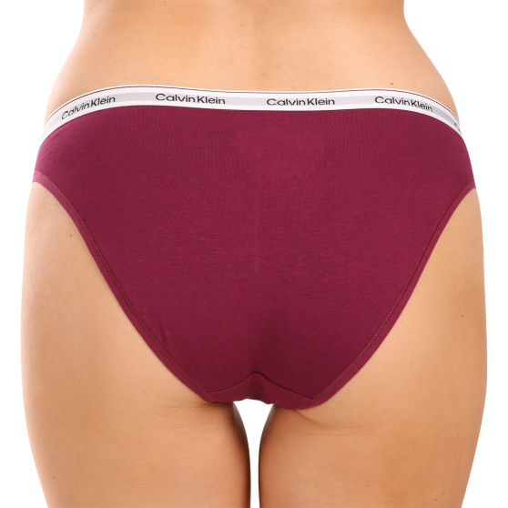 3PACK sieviešu biksītes Calvin Klein daudzkrāsains (QD5207E-NP6)