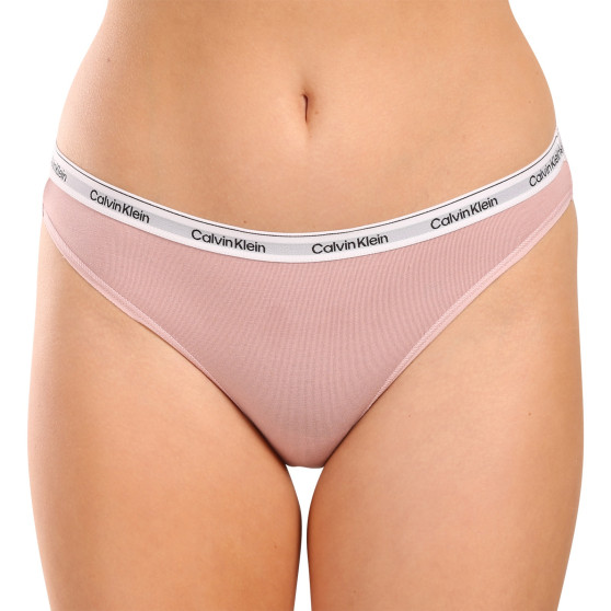 3PACK sieviešu biksītes Calvin Klein daudzkrāsains (QD5207E-NP6)