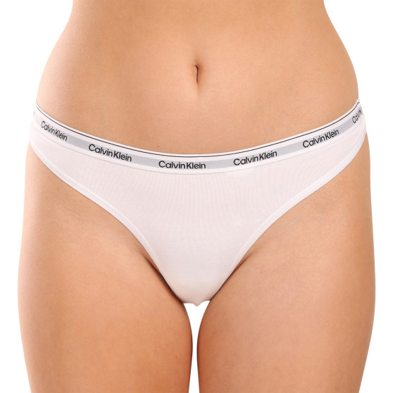 3PACK Sieviešu stringi Calvin Klein daudzkrāsains (QD5209E-NP4)