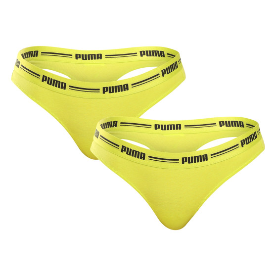 2PACK sieviešu stringi Puma dzeltens (603034001 021)