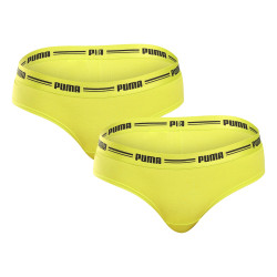 2PACK sieviešu brazīliešu apakšbikses Puma dzeltenā krāsā (603043001 021)