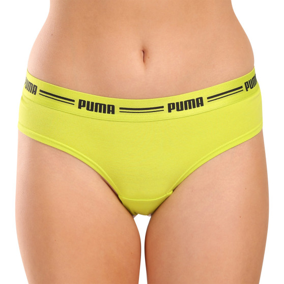 2PACK sieviešu brazīliešu apakšbikses Puma dzeltenā krāsā (603043001 021)