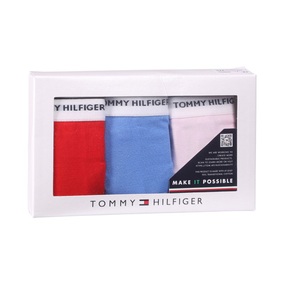 3PACK Sieviešu stringi Tommy Hilfiger daudzkrāsains (UW0UW04894 0WR)