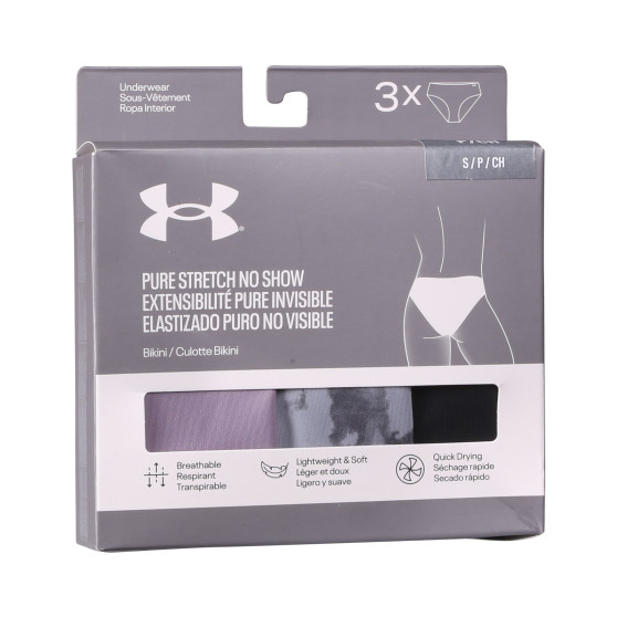 3PACK sieviešu biksītes Under Armour daudzkrāsains (1383898 035)