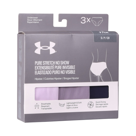 3PACK sieviešu biksītes Under Armour daudzkrāsains (1383895 543)