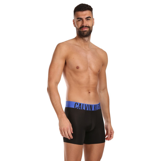 3PACK vīriešu bokseru šorti Calvin Klein melni (NB3612A-MDJ)