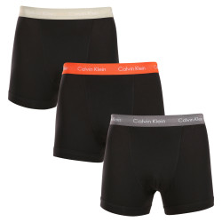 3PACK vīriešu bokseru šorti Calvin Klein melni (U2662G-MWR)