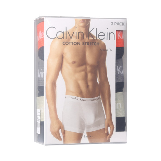 3PACK vīriešu bokseru šorti Calvin Klein melni (U2662G-MWR)