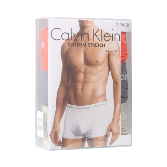 3PACK vīriešu bokseru šorti Calvin Klein daudzkrāsaini (U2664G-MWQ)