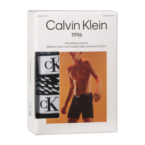 3PACK vīriešu bokseru šorti Calvin Klein daudzkrāsaini (NB3529E-MRU)