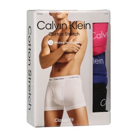 3PACK vīriešu bokseru šorti Calvin Klein daudzkrāsaini (NB2615A-NLT)