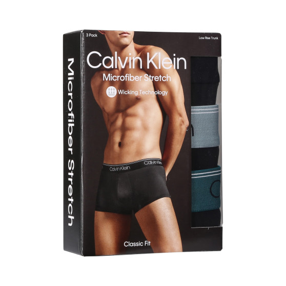 3PACK vīriešu bokseru šorti Calvin Klein melni (NB2569A-N2L)