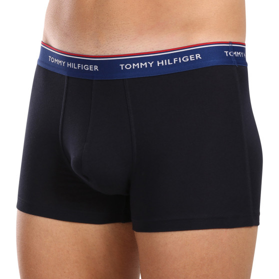 3PACK vīriešu bokseru šorti Tommy Hilfiger tumši zili (UM0UM01642 0SS)