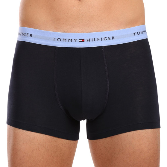 3PACK vīriešu bokseru šorti Tommy Hilfiger tumši zili (UM0UM02763 0VI)