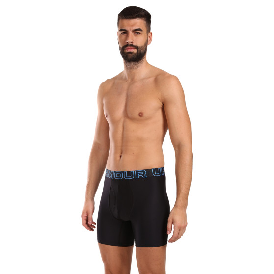 3PACK vīriešu bokseru šorti Under Armour melni (1383878 002)