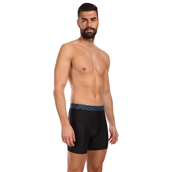 3PACK vīriešu bokseru šorti Under Armour melni (1383878 002)