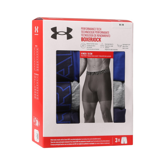 3PACK vīriešu bokseru šorti Under Armour daudzkrāsaini (1383878 400)