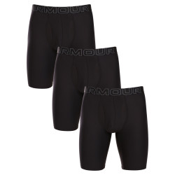 3PACK vīriešu bokseru šorti Under Armour melni (1383880 001)